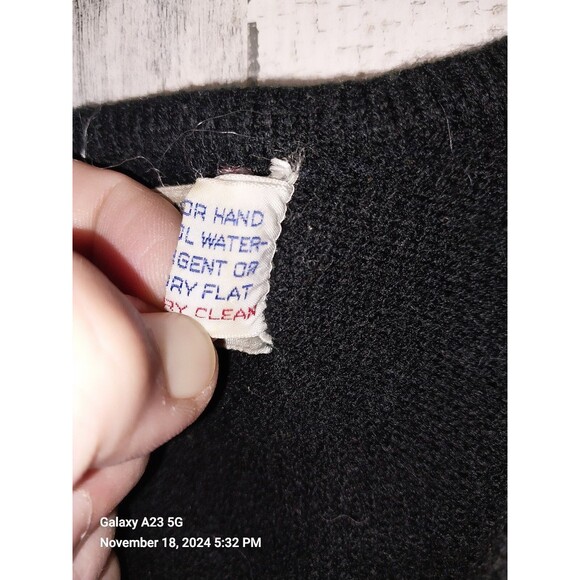 Vintage 80s Kimlon RBK Importers Sweater Vest  Women's Small - Picture 5 of 6